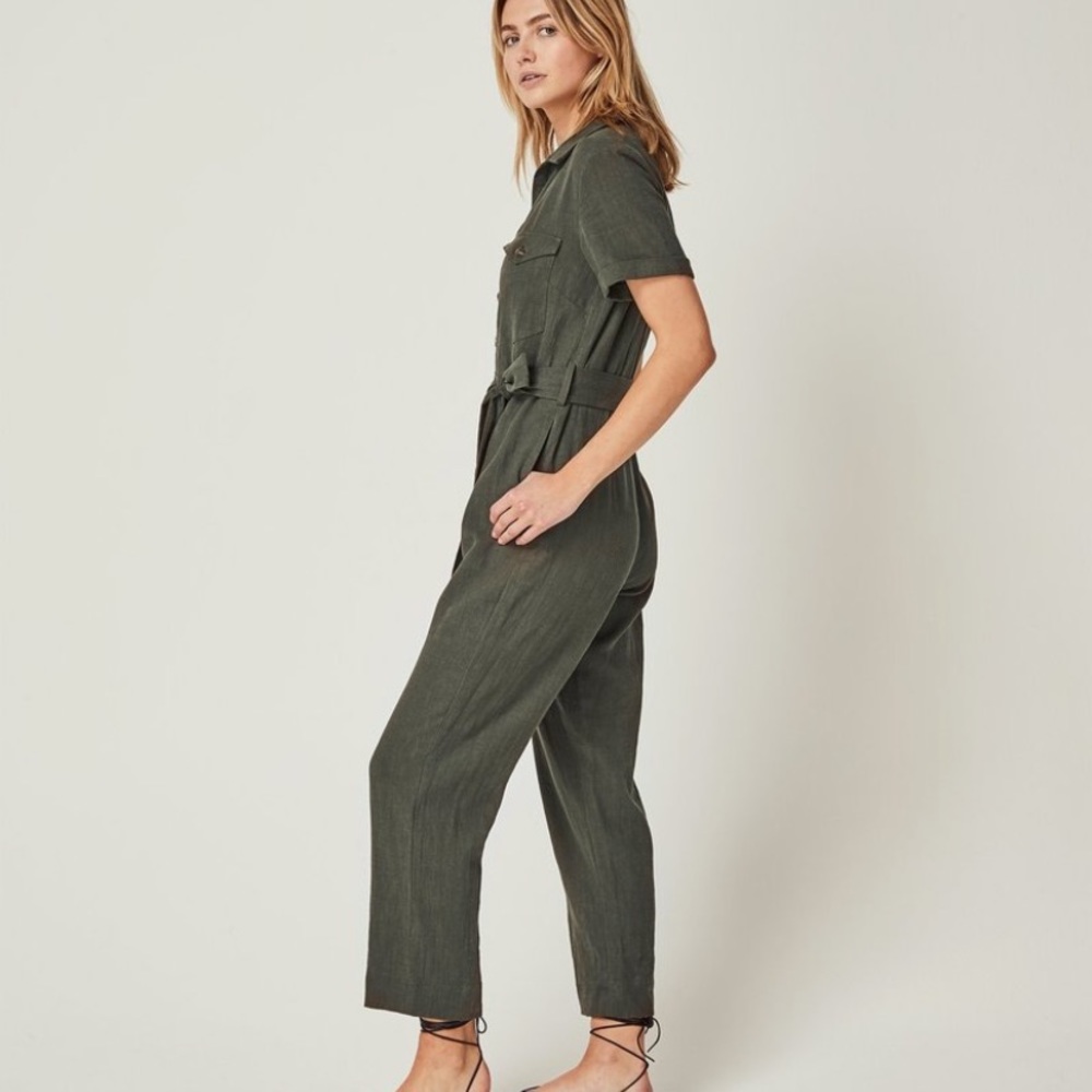 Auguste Patty Jumpsuit in Khaki